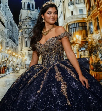 PR30191 $11 Azul marino/Oro thumbnail